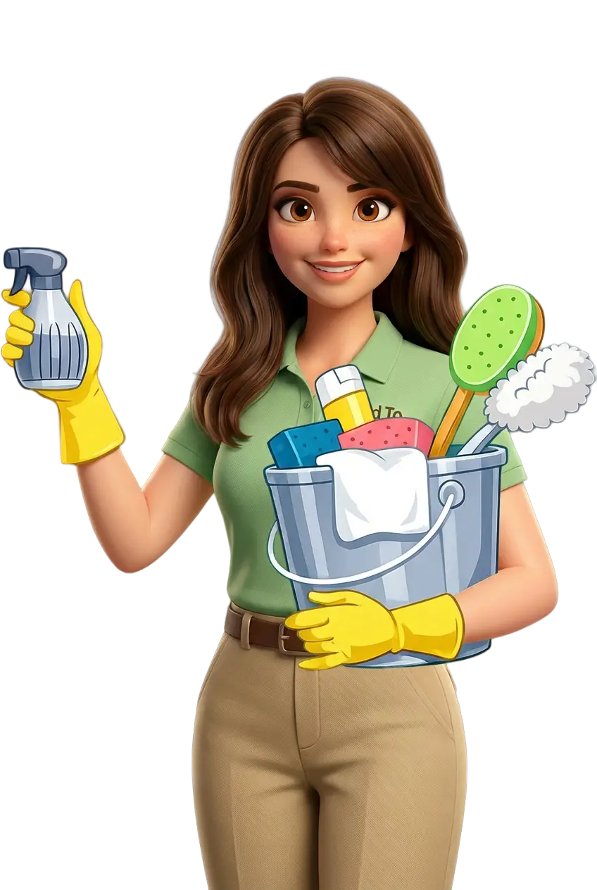 Maid To Clean Mascot